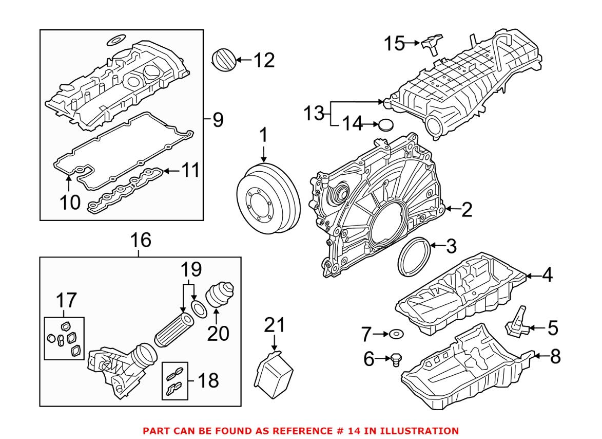 BMW Engine Intake Manifold Gasket 11618637800